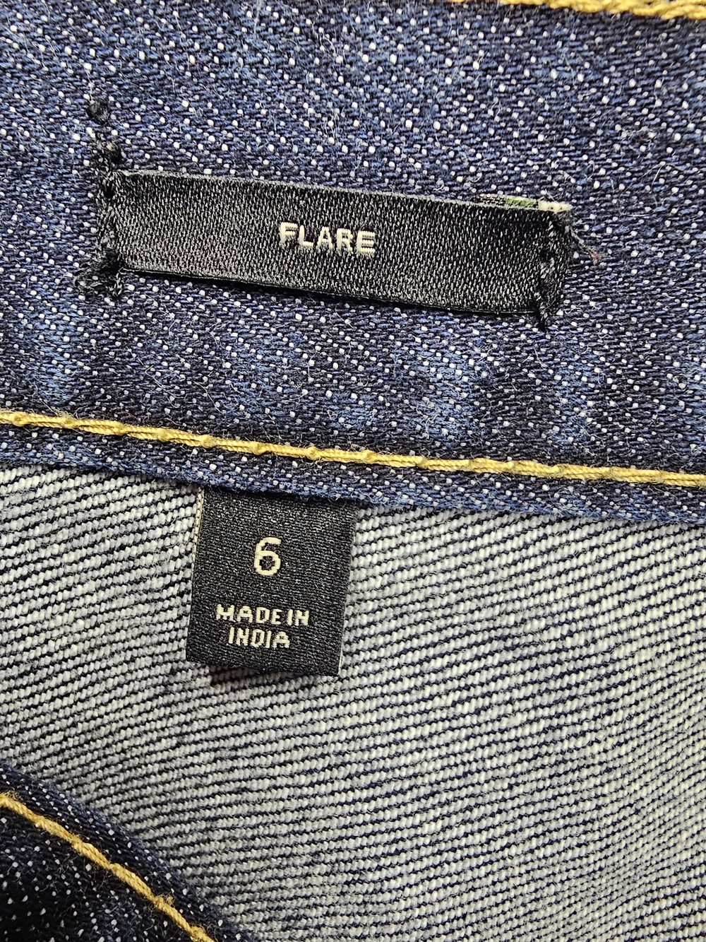 Talbots Y2K Flare Jeans Womens Size 6 Dark Wash Stretch Denim - Picture 10 of 13